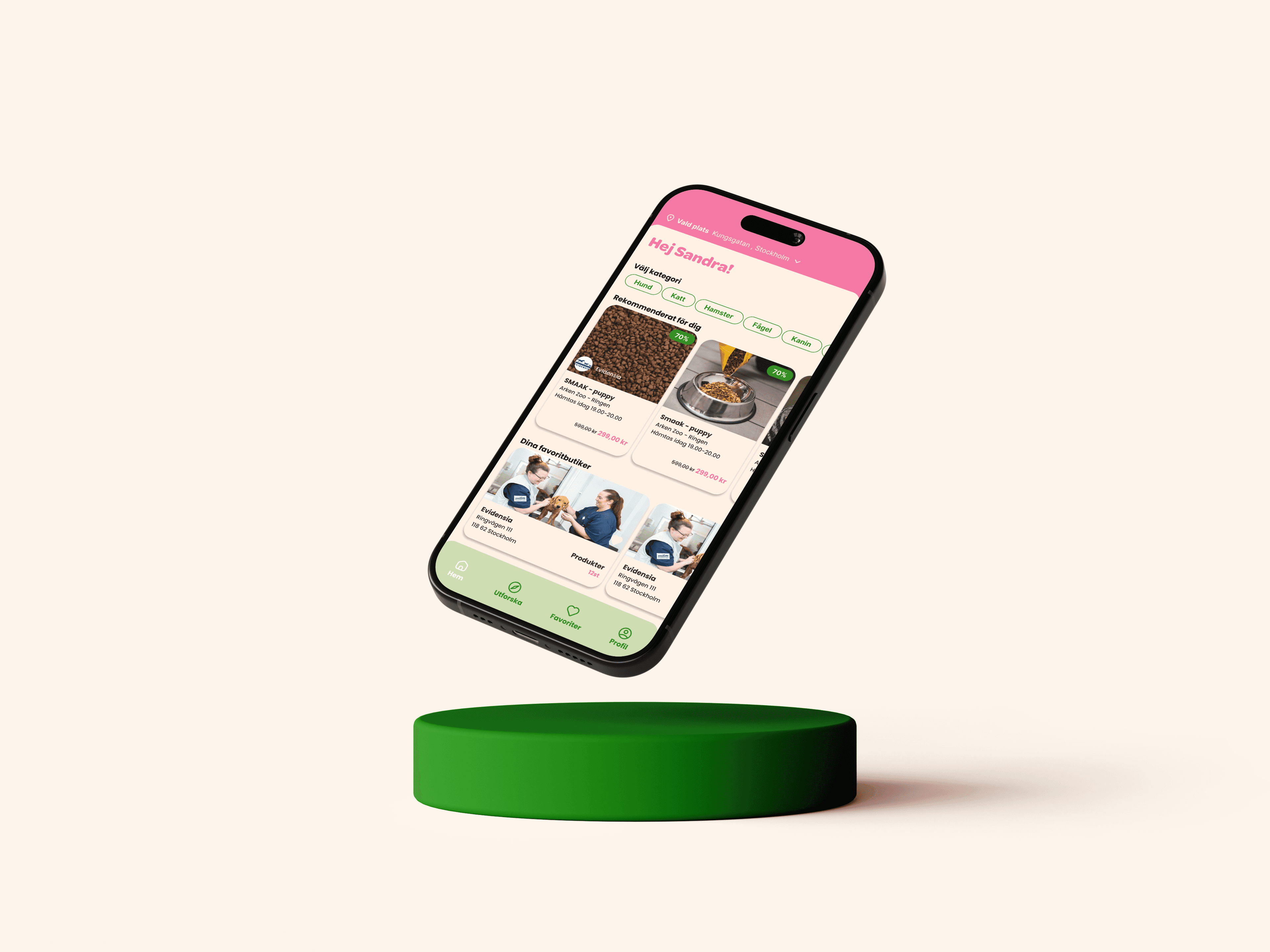 Clever Animalia app display